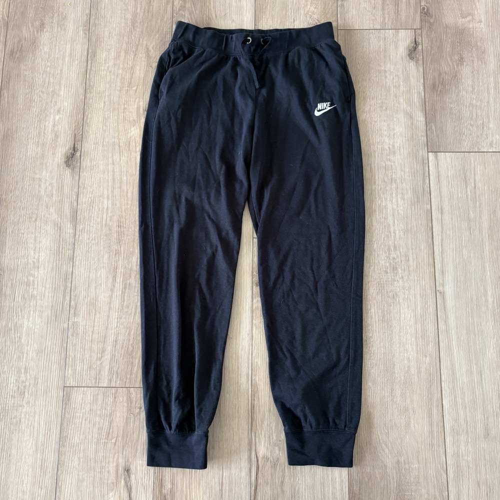 Nike Sportswear Essential Jogger Pant CV8642 Woman's Sz S Pull On Black Pockets